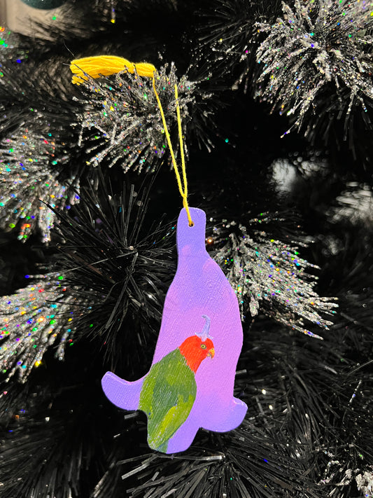Jacaranda ornament - King Parrot