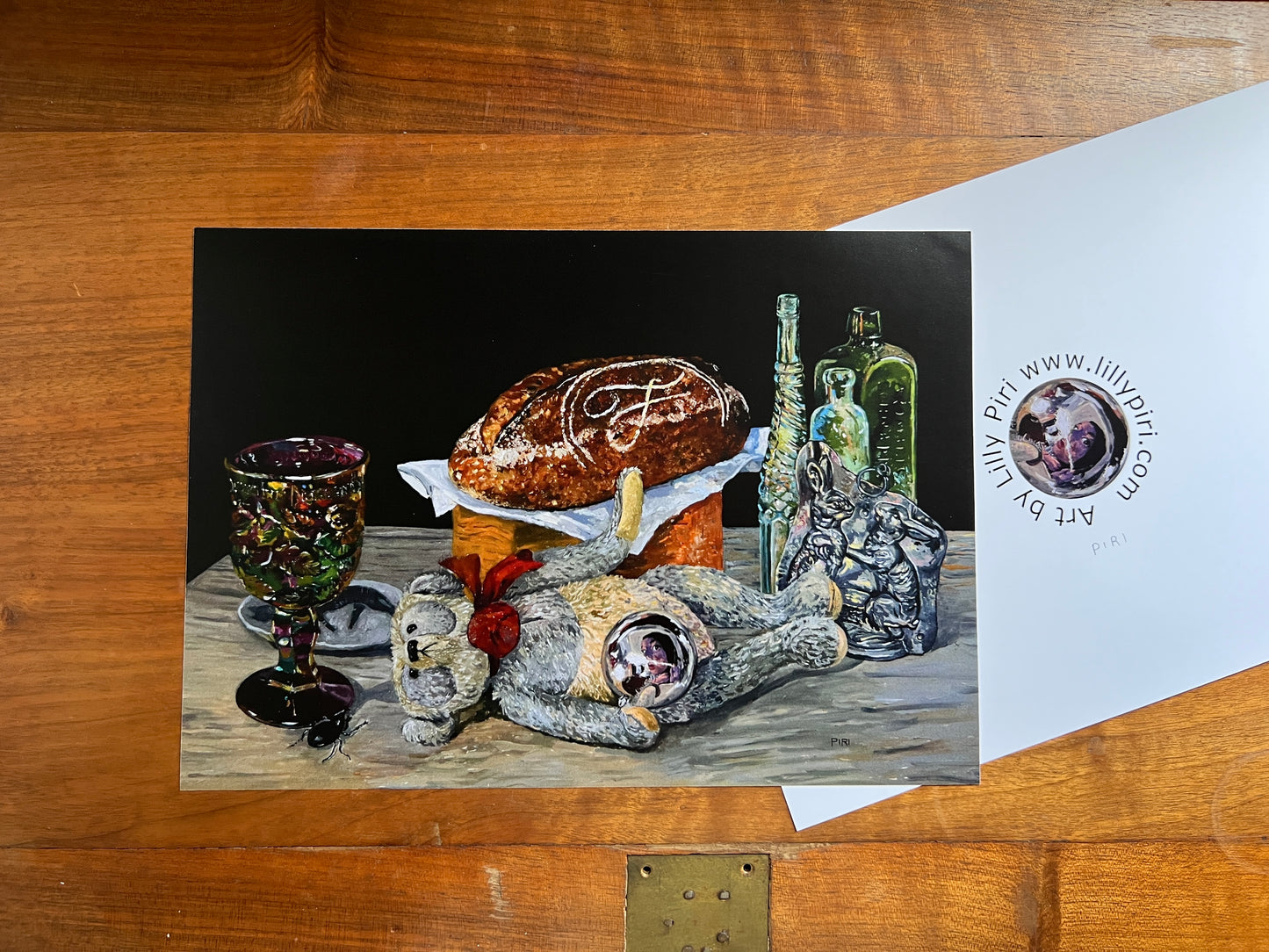 Still life with Rhino beetle open edition print