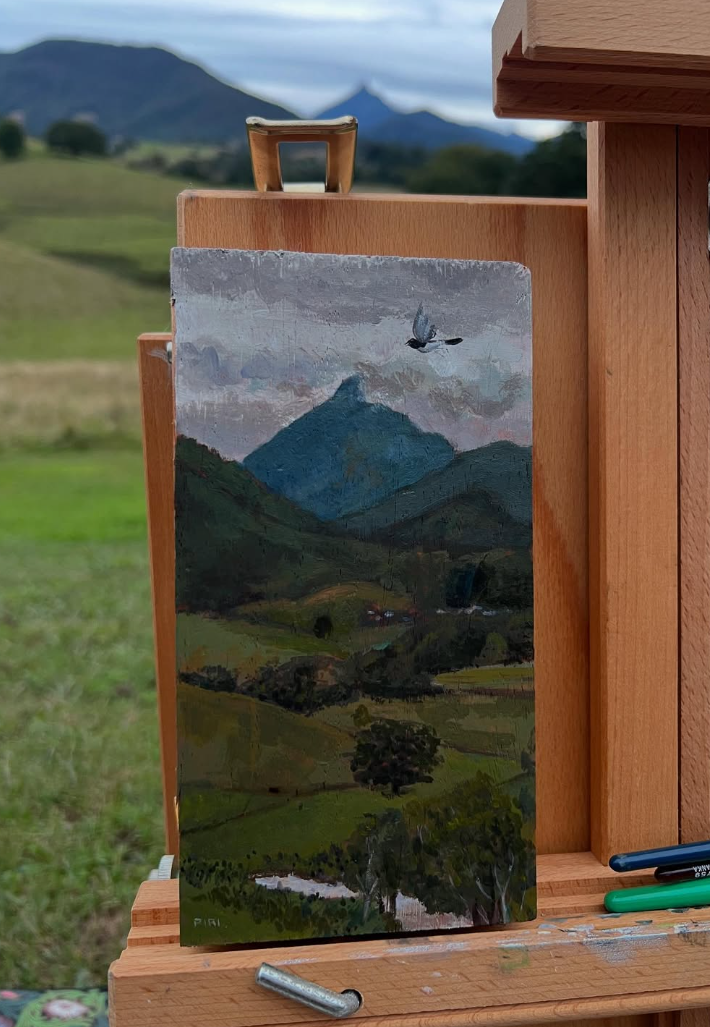 Artists Picnic At Tweed Regional Gallery - original painting